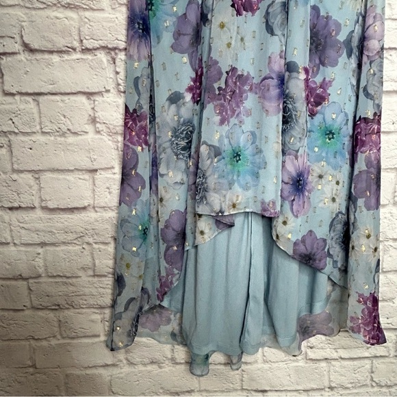 Jessica Howard Petites Floral Maxi Fit & Flare Dress - Picture 9 of 15